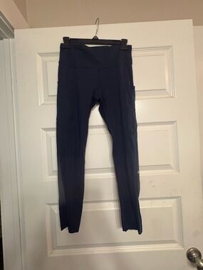 lululemon athletica navy High-Rise Workout Leggings with Side Pocket